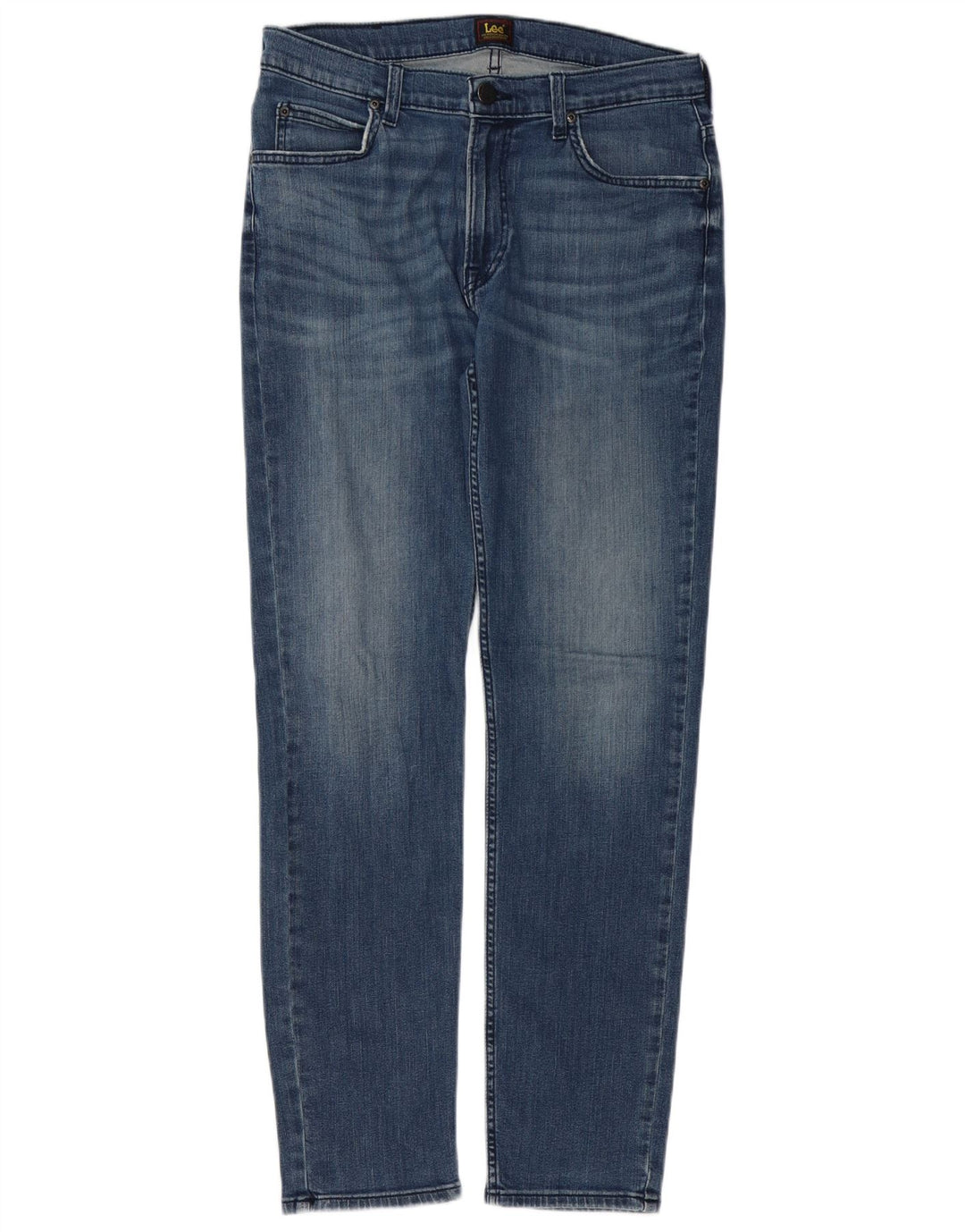 Lee Herren Rider Slim Jeans W32 L32 Blaue Baumwolle