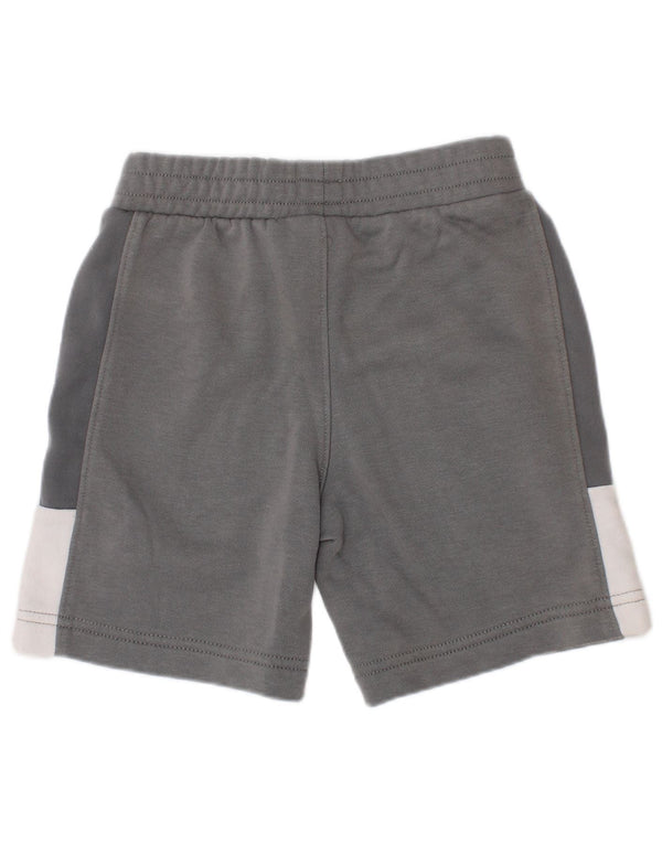 Nike Jungen Graphic Sport Shorts 3–4 Jahre XS Graue Colourblock-Baumwolle