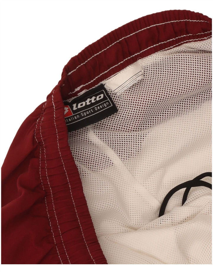 Lotto Herren-Sportshorts mit Grafik, Größe M, W32, L20, weißes Colourblock-Polyester