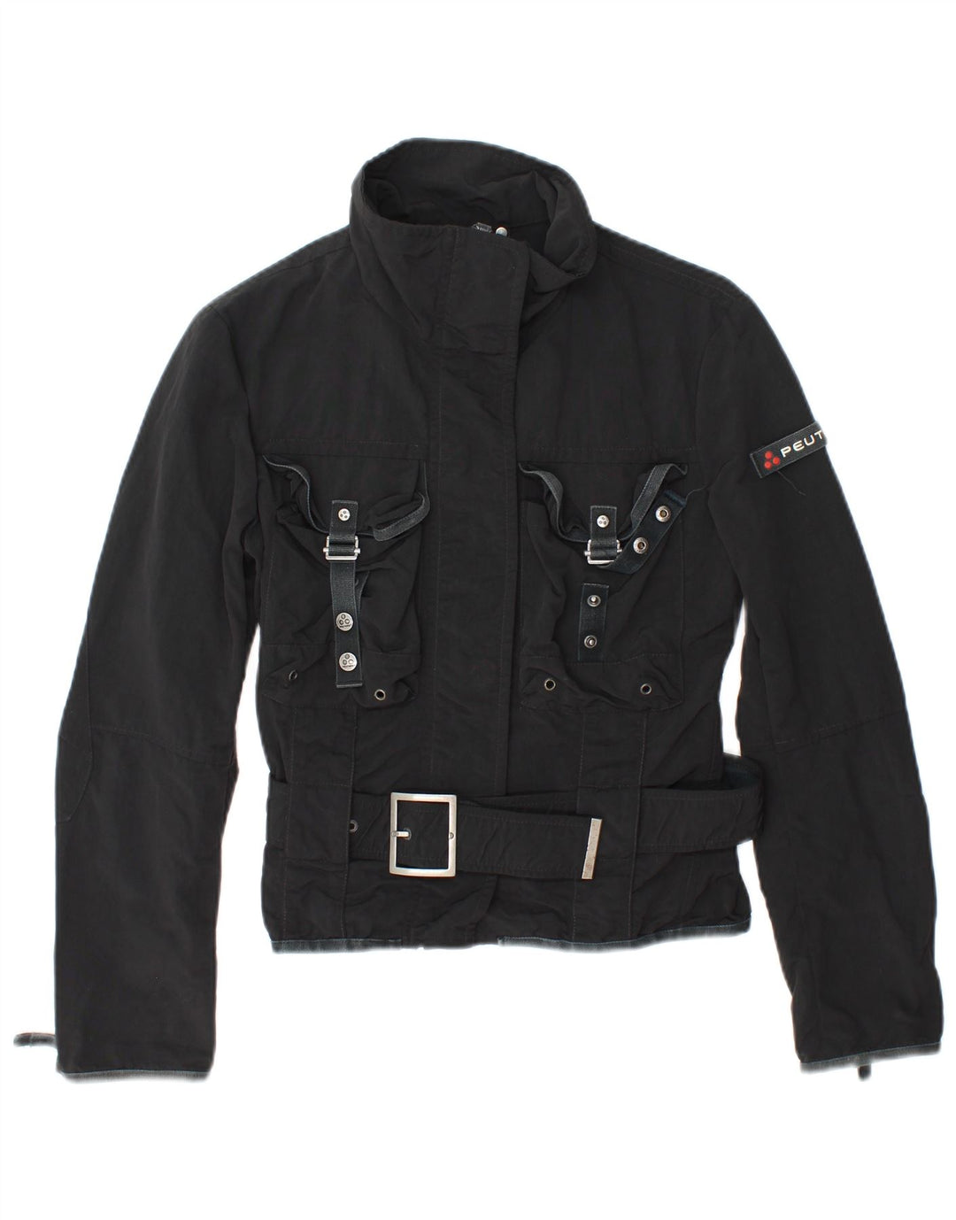 PEUTEREY Damen Utility-Jacke IT 42 Medium Schwarz