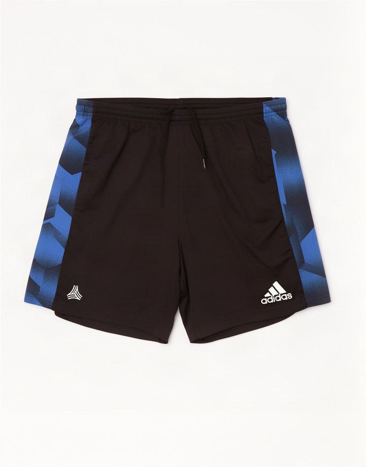 Adidas Herren Climalite Sport Shorts Mittelschwarzes geometrisches Polyester