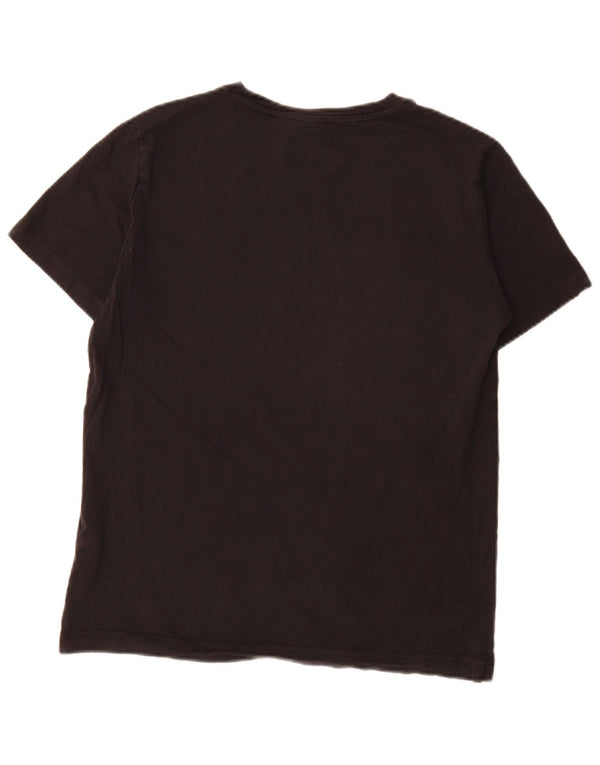 Champion Damen T-Shirt Top UK 18 XL Schwarz Baumwolle