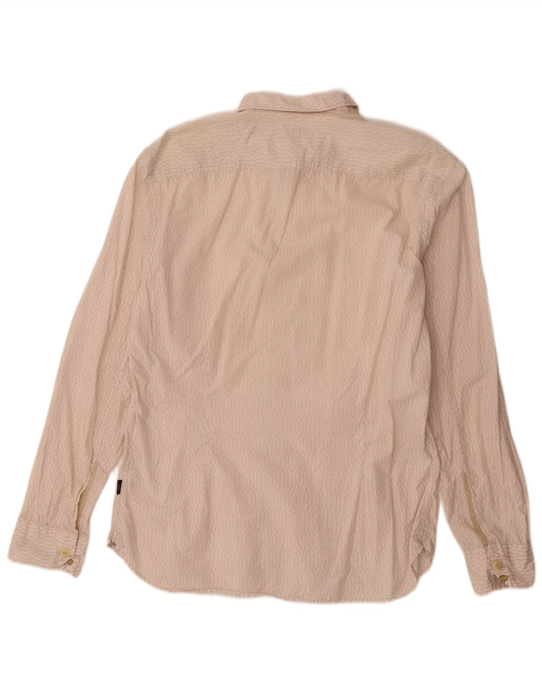 Paul Smith Herrenhemd, groß, beige Baumwolle