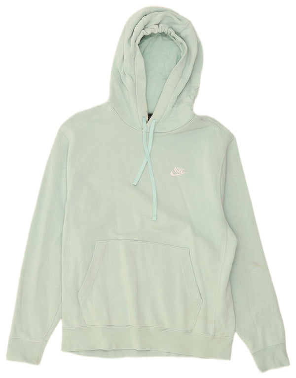 Nike Damen Kapuzenpullover UK 14 Mittelgrüne Baumwolle