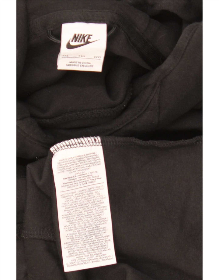 Nike Herren Kapuzenpullover 2XL Schwarz Baumwolle