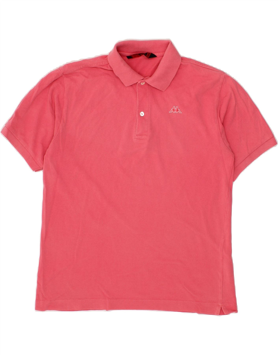 KAPPA Mens Polo Shirt Medium Pink Cotton Vintage Kappa and Second-Hand Kappa from Messina Hembry 