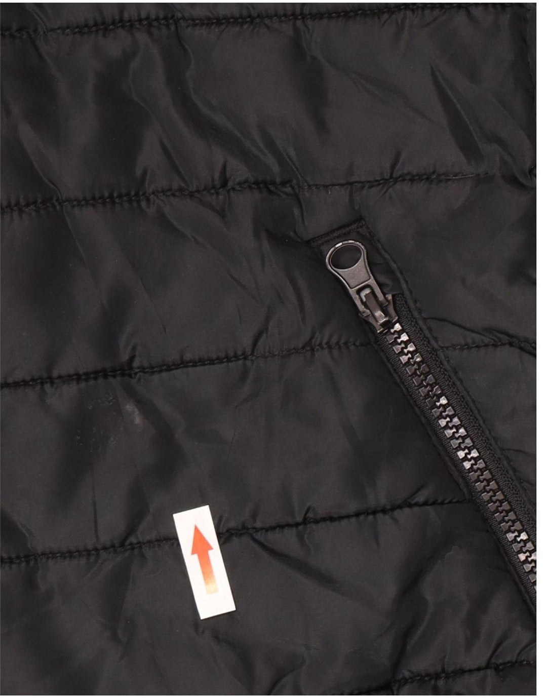 Jack & Jones Herren-Weste mit Kapuze, gepolstert, UK 40, Größe L, Schwarz, Polyester