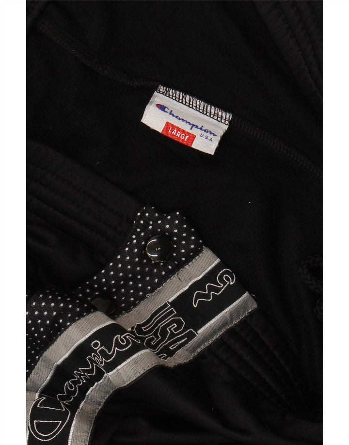 Champion Herren-Trainingshose mit Grafik, Größe L, Schwarz