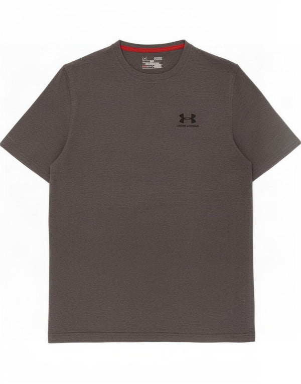 Under Armour Herren Heat Gear T-Shirt Top Small Grau