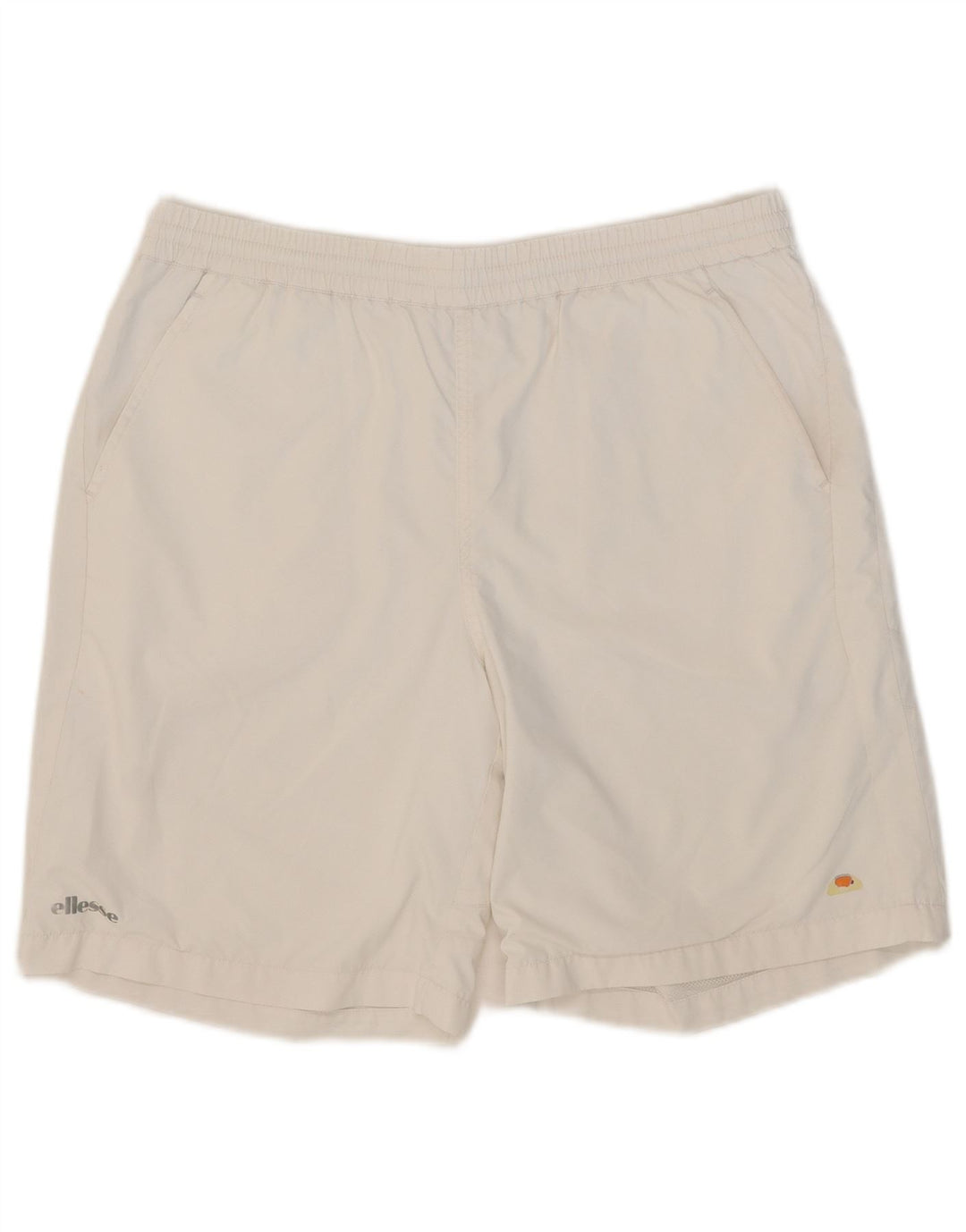 Ellesse Herren-Sportshorts, Größe S, Weiß