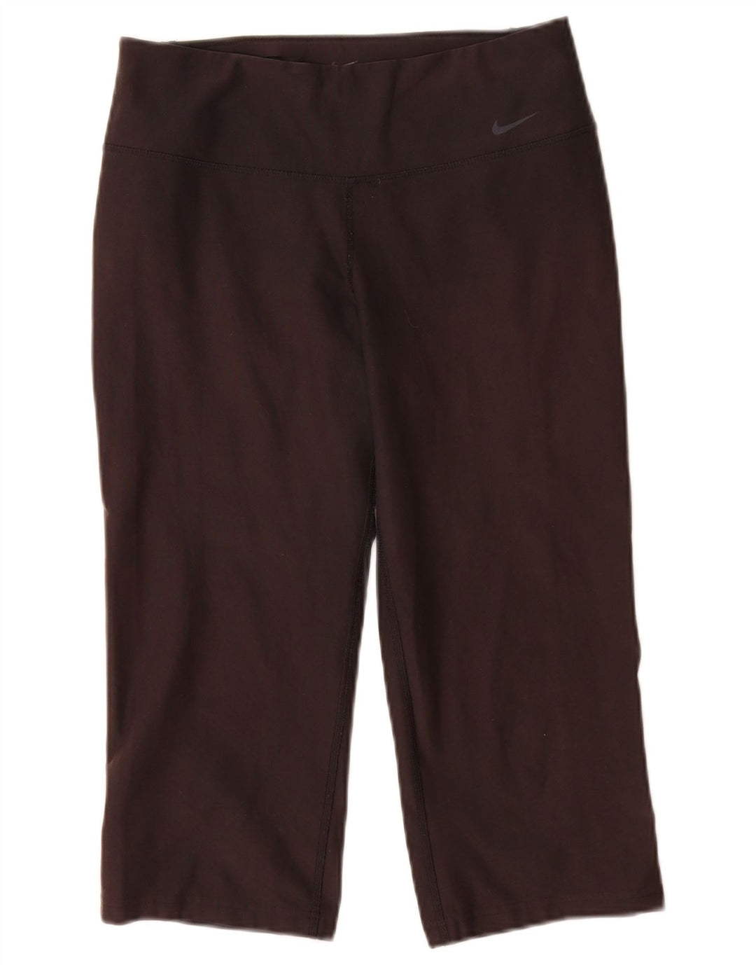 Nike Damen Dri Fit Capri Leggings UK 12 Medium Schwarz Polyester