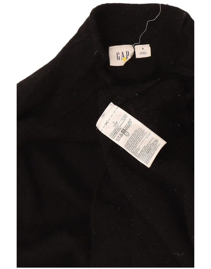 Gap Rollkragenpullover für Damen, Gr. 10, Größe S, Schwarz, Merinowolle