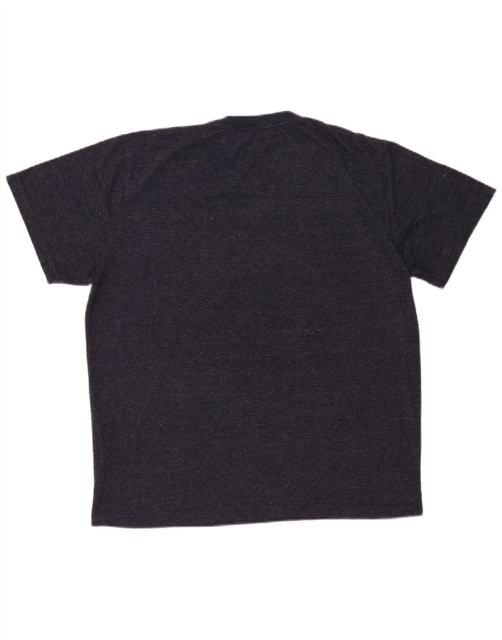Reebok Herren T-Shirt Top XL Grau geflecktes Polyester