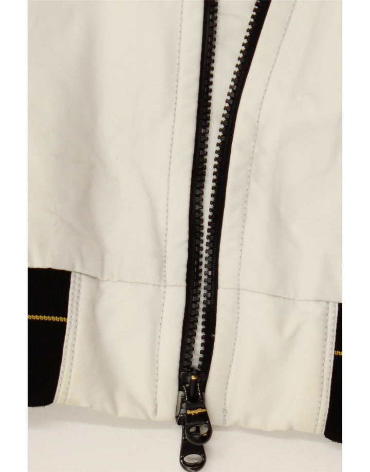 REFRIGIWEAR Bomberjacke für Jungen, 15–16 Jahre, XL, weißes Nylon