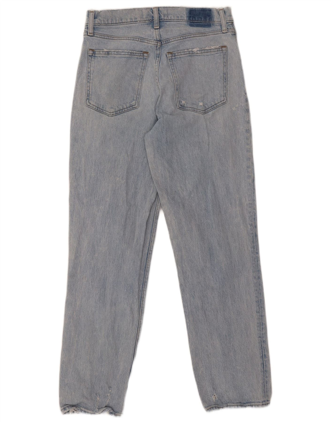 ABERCROMBIE & FITCH Damen Straight Jeans US 6 Medium W28 L27 Blau