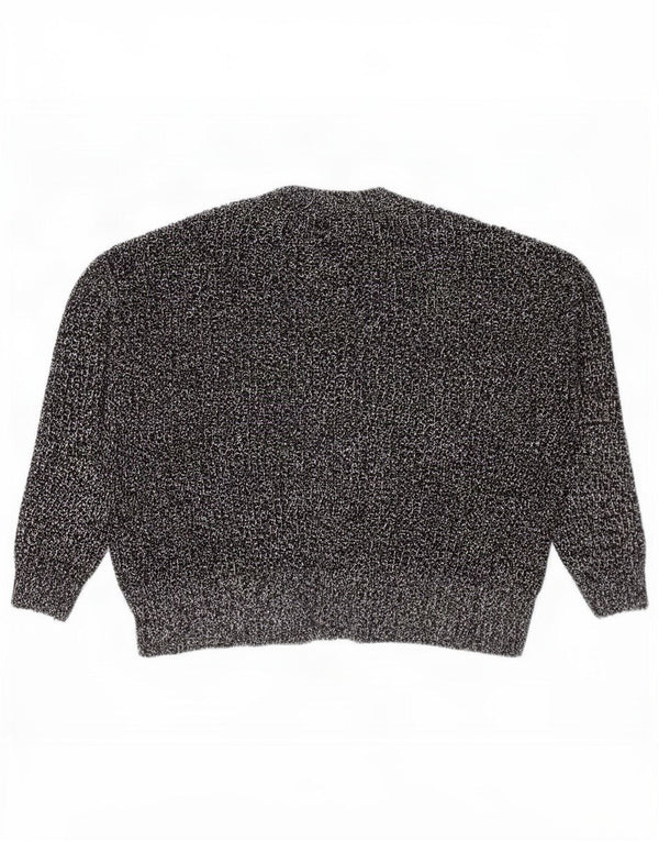 Zara Damen-Strickjacke in Übergröße, Gr. 10, Größe S, Grau meliert