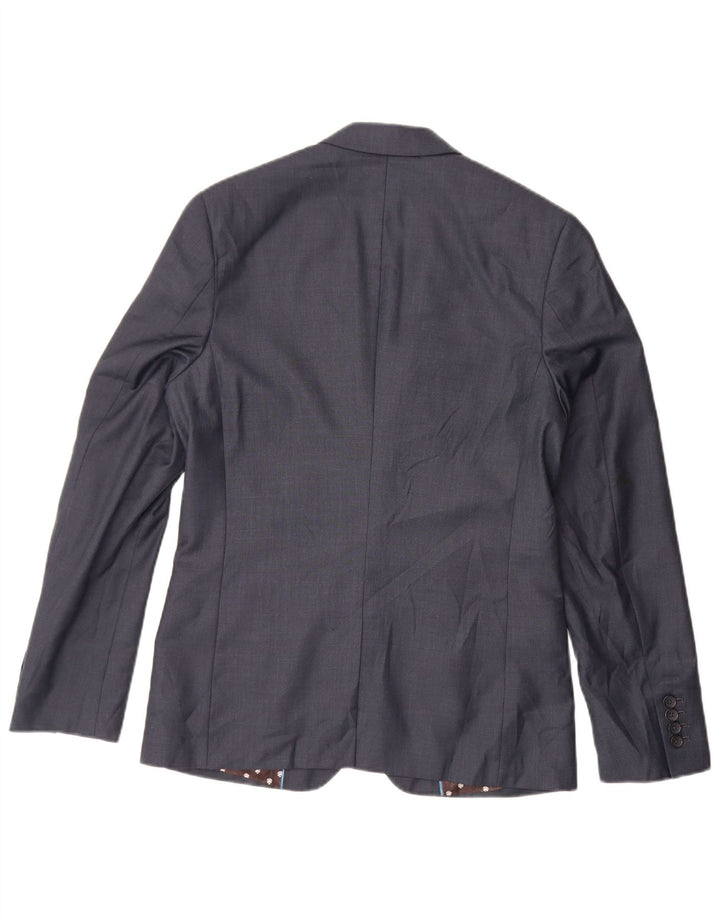 Penguin Herren-Blazer mit 2 Knöpfen, Gr. 36, Größe S, Marineblau, Polyester