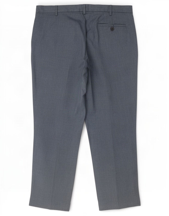 Marks & Spencer Herren-Chinohose, normal, W36, L29, Marineblau, Polyester
