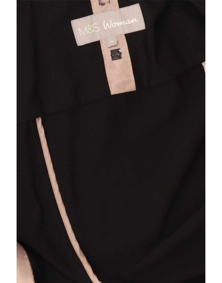Marks & Spencer Offene Damen-Blazerjacke, Gr. 10, Schwarz