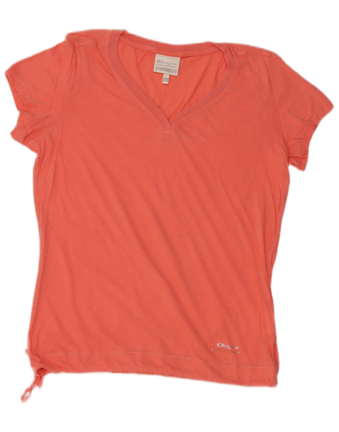 Champion Damen Easy Fit T-Shirt Top UK 14 Large Rosa Baumwolle