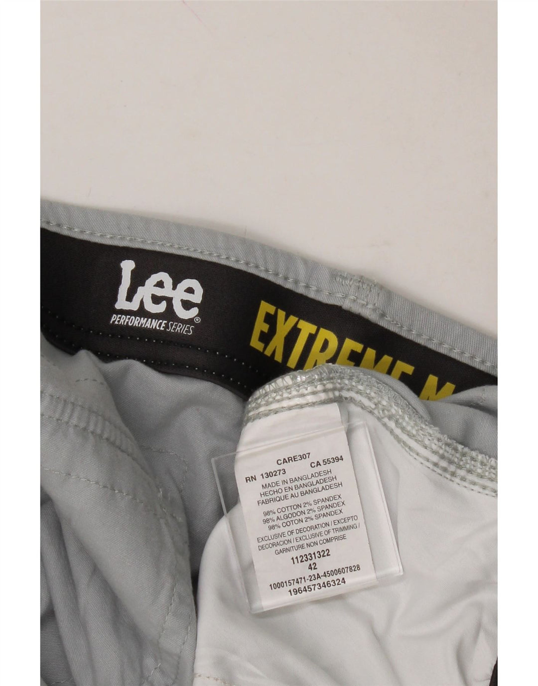 LEE Mens Cargo Shorts W42 2XL Grey Cotton Vintage Lee and Second-Hand Lee from Messina Hembry 