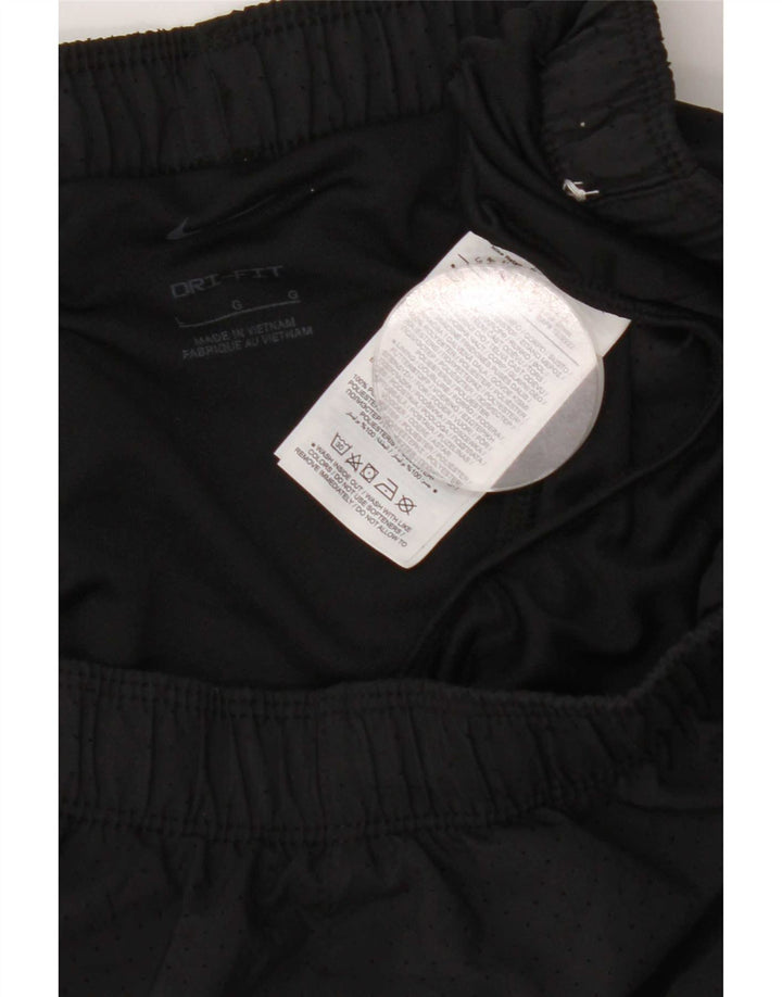 Nike Damen Dri Fit Sport Shorts UK 16 Large Schwarz Polyester