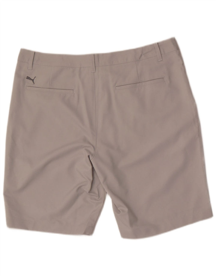 PUMA Herren Chinoshorts W36 Large Grau Polyester