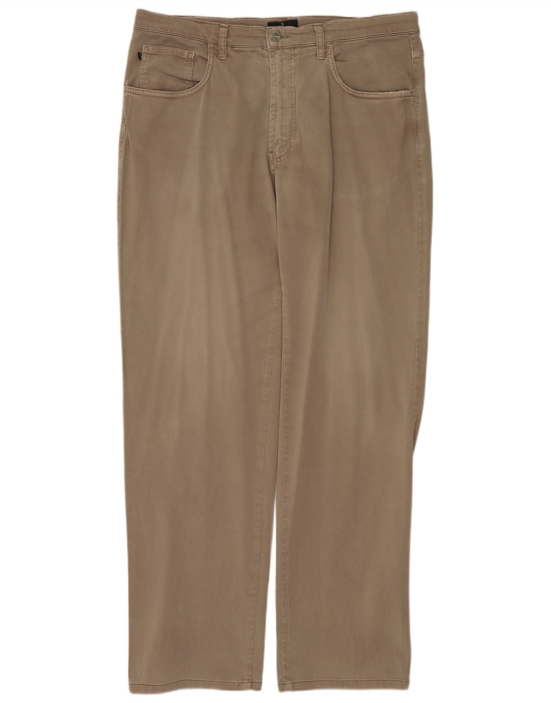 Trussardi Herren-Freizeithose, gerade, W38, L32, Beige, Baumwolle