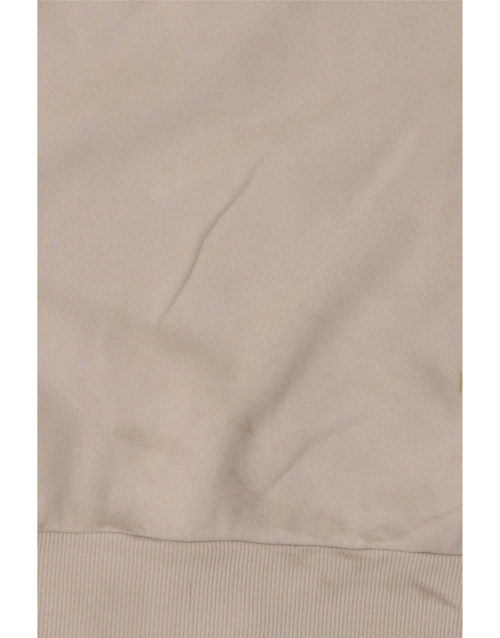 Puma Herren Grafik-Sweatshirt-Pullover, groß, weiße Baumwolle