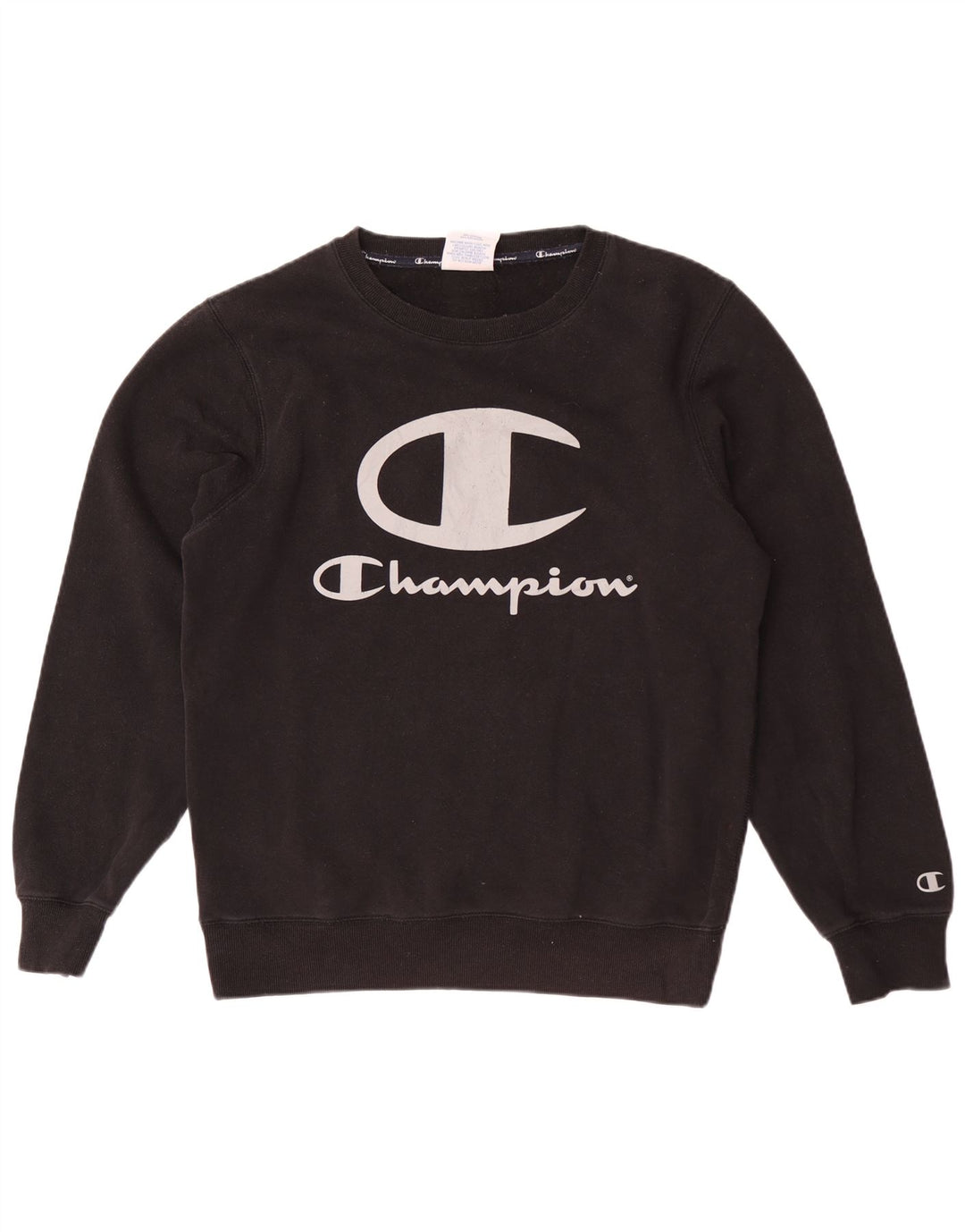 Champion Herren-Sweatshirt mit Grafik, mittelschwarze Baumwolle