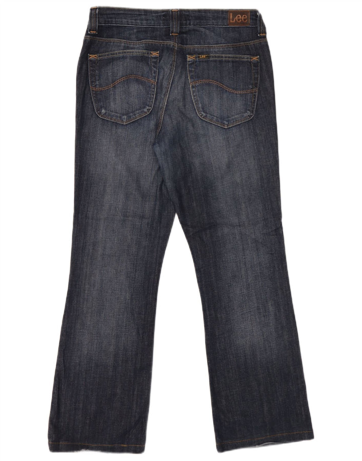 Lee Damen Marion Bootcut Jeans W30 L28 Marineblau Baumwolle