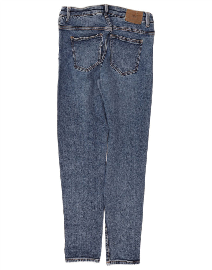 Zara Damen Skinny Jeans EU 40 Medium W30 L30 Blaue Baumwolle