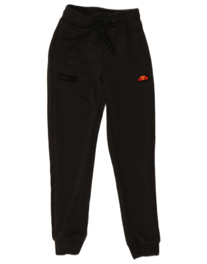 Ellesse Jungen-Trainingshose, Jogginghose, 10–11 Jahre, schwarzes Polyester