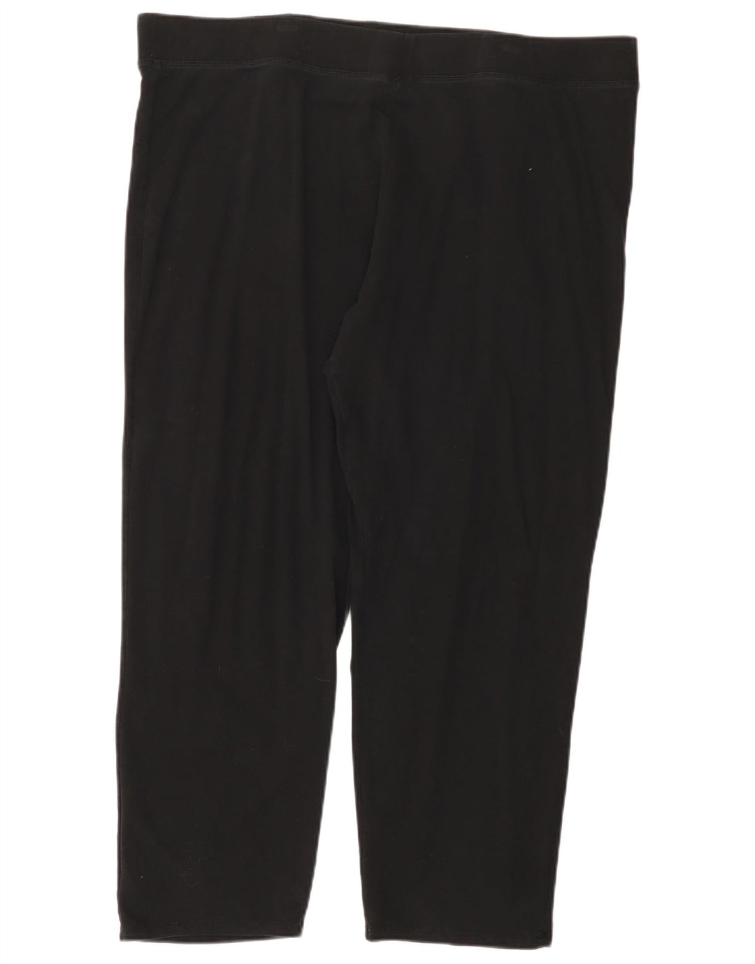 Zara Damen Leggings UK 24 4XL Schwarze Baumwolle