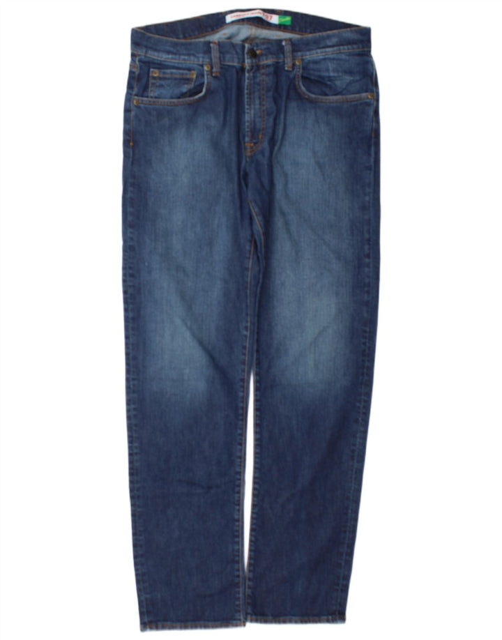 Carrera Herren 707 Straight Jeans W36 L34 Blaue Baumwolle