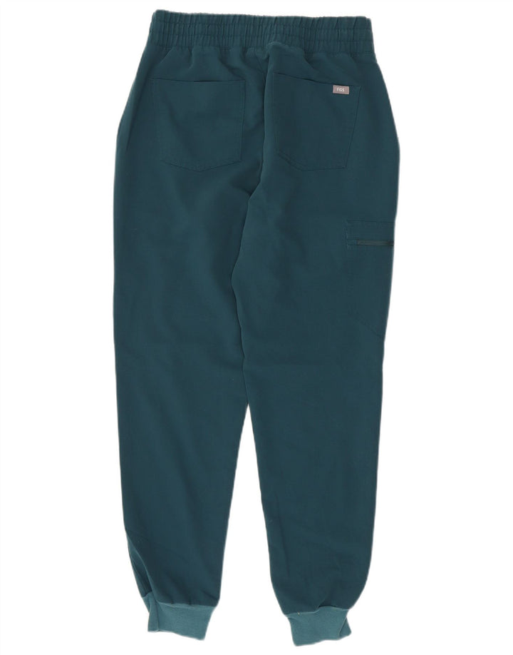 FIG Damen Cargo-Trainingshose, Jogginghose, UK 10, Größe S, grün, Polyester