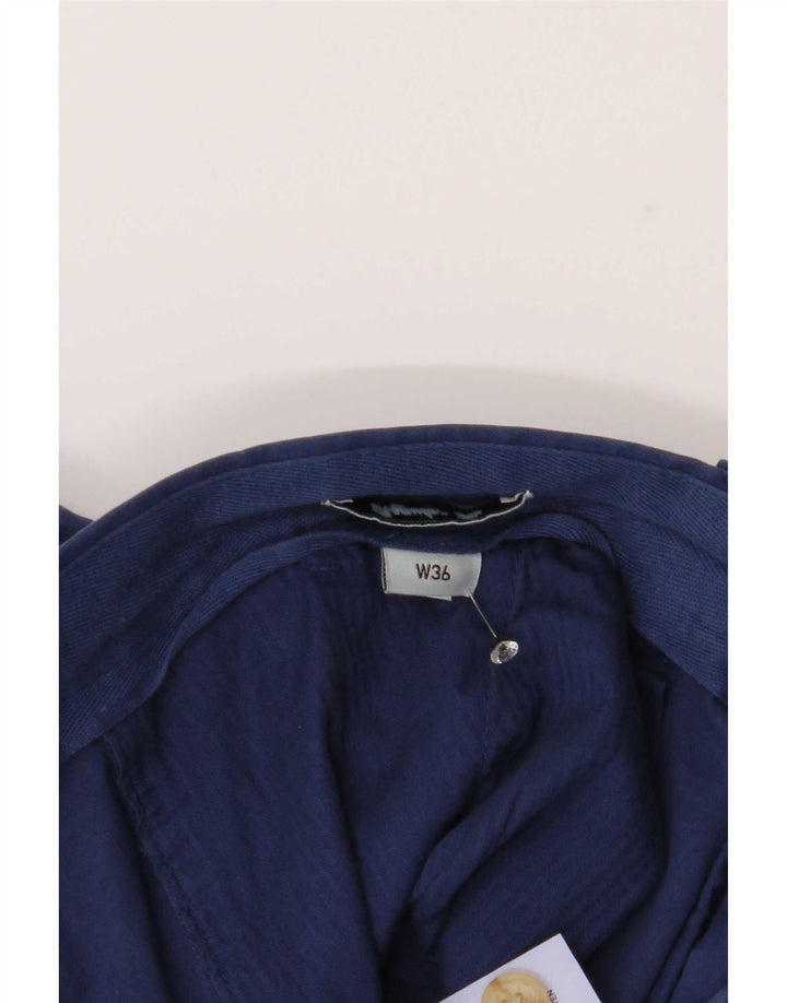 Gant Herren Chino-Shorts, Größe L, W36, Blau, Baumwolle