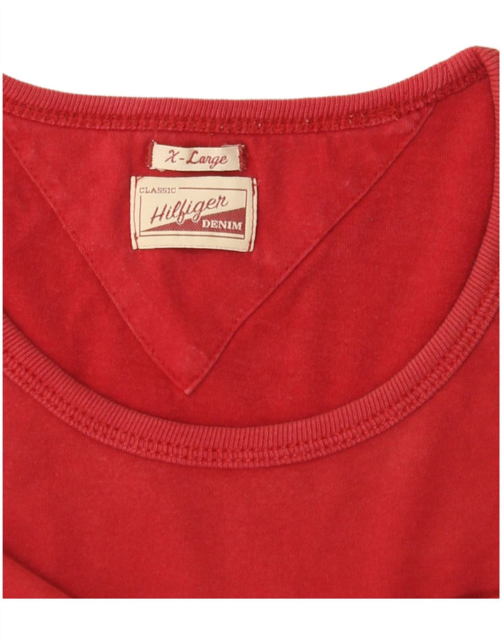 Tommy Hilfiger Herren T-Shirt Top XL Rot