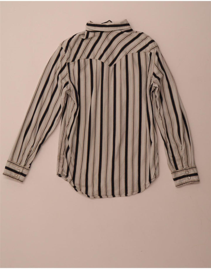 LEVI'S Herren-Flanellhemd, klein, weiß gestreift