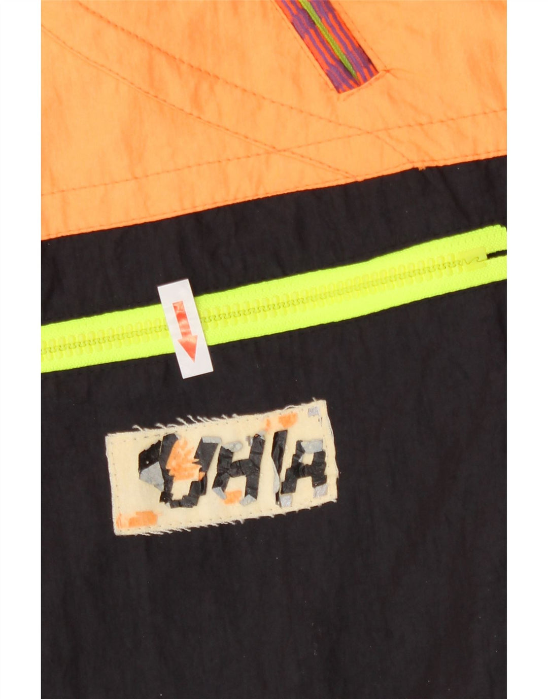 Luhta Womens Graphic Skijacke UK 18 XL Gelber Farbblock