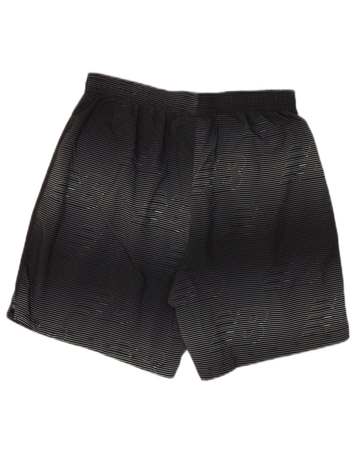 New Balance Herren Graphic Sport Shorts Medium Schwarz Gestreiftes Polyester