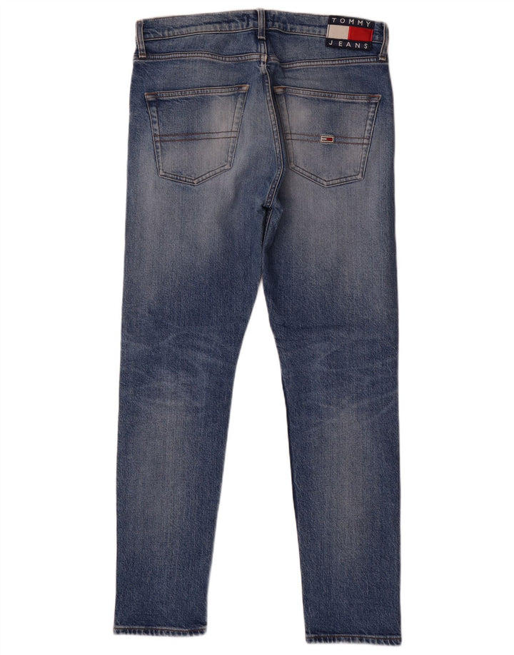 Tommy Hilfiger Herren Modern Tapered Jeans W30 L30 Blaue Baumwolle