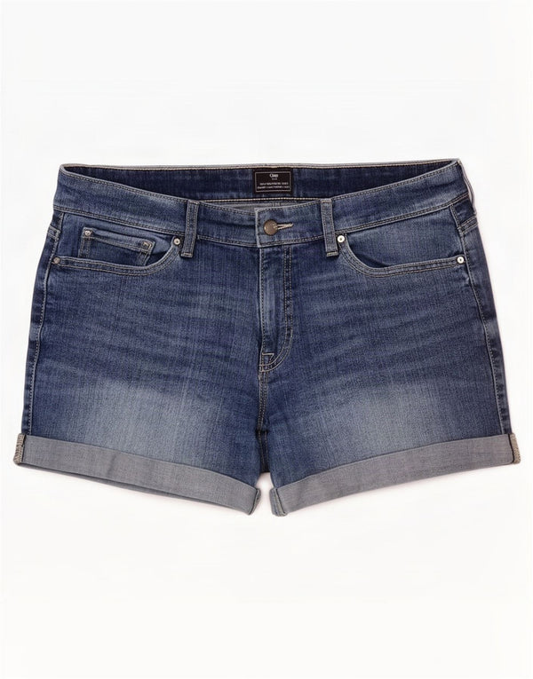 Gap Damen Sexy Boyfriend-Jeansshorts UK 12 Medium W32 Blaue Baumwolle
