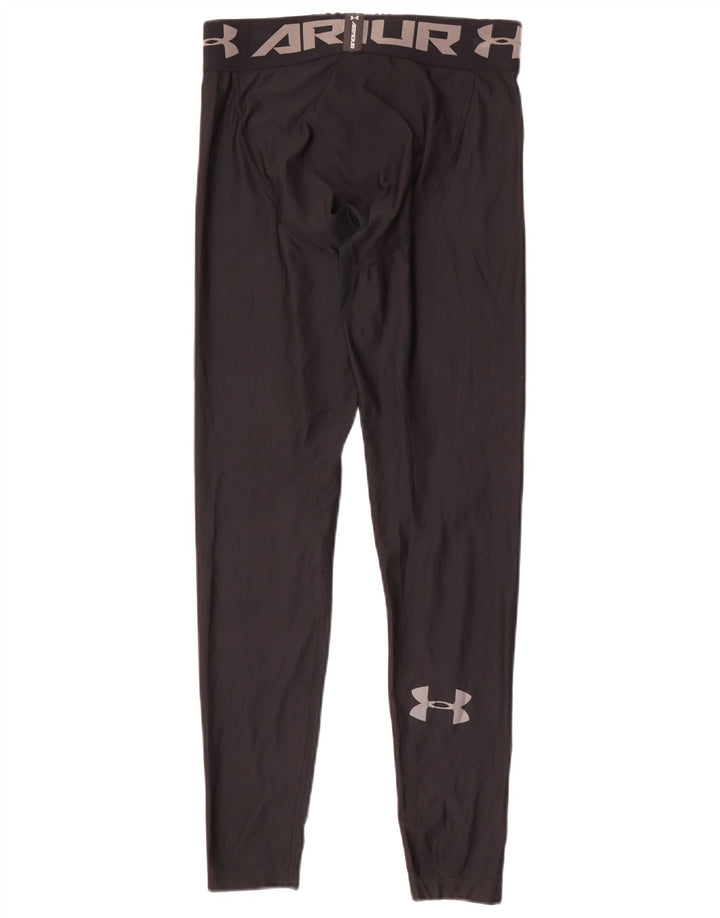 Under Armour Jungen-Leggings mit Grafik, 9–10 Jahre, mittelgroßes schwarzes Polyester