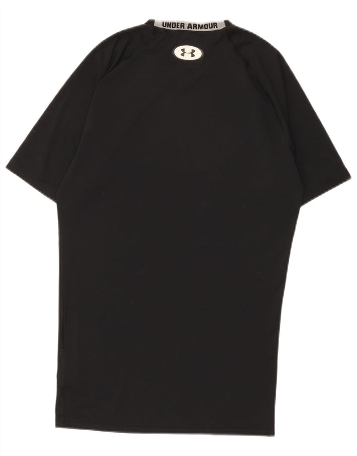 Under Armour Herren Heat Gear T-Shirt Top Medium Schwarz Polyester