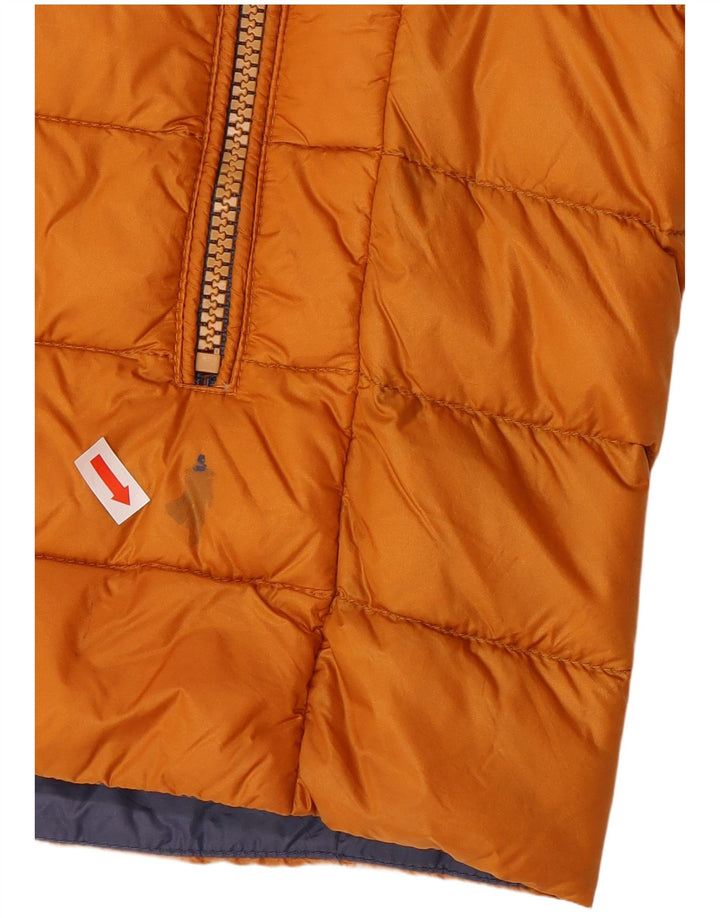 Marlboro Classics Herren Wattierte Weste UK 44 2XL Braunes Polyamid