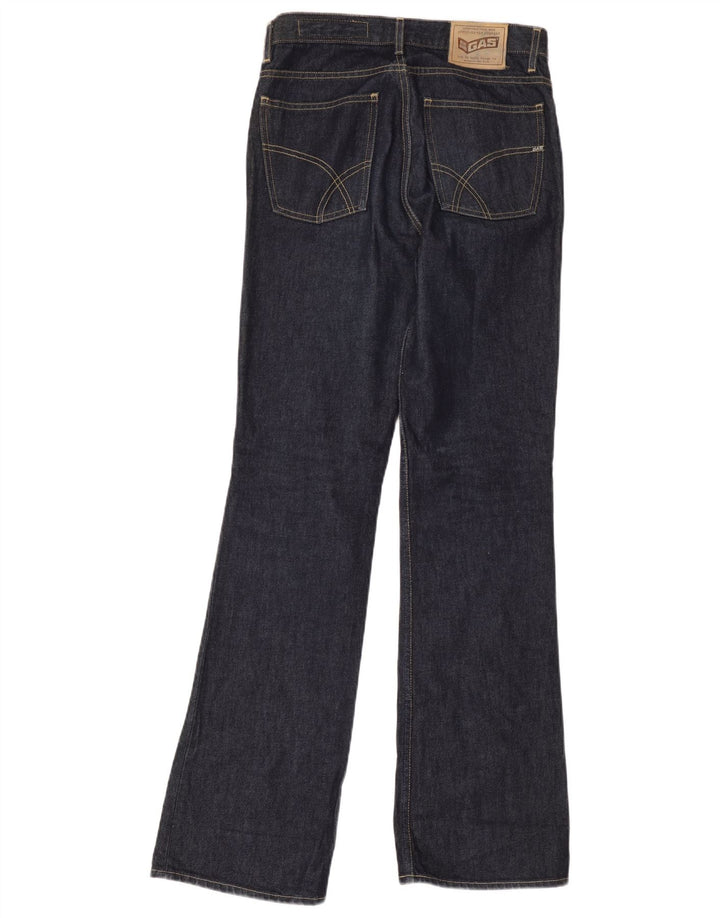 Gas Herren Bootcut Jeans W30 L35 Marineblau Baumwolle