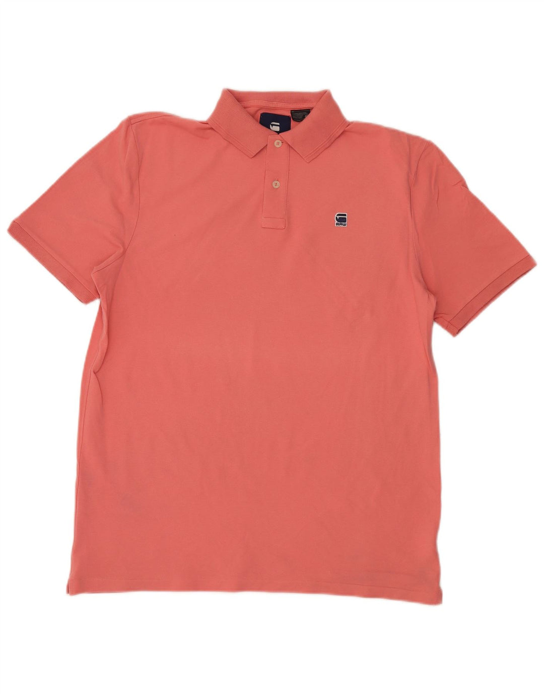 G-STAR Herren-Poloshirt, groß, rosa Baumwolle