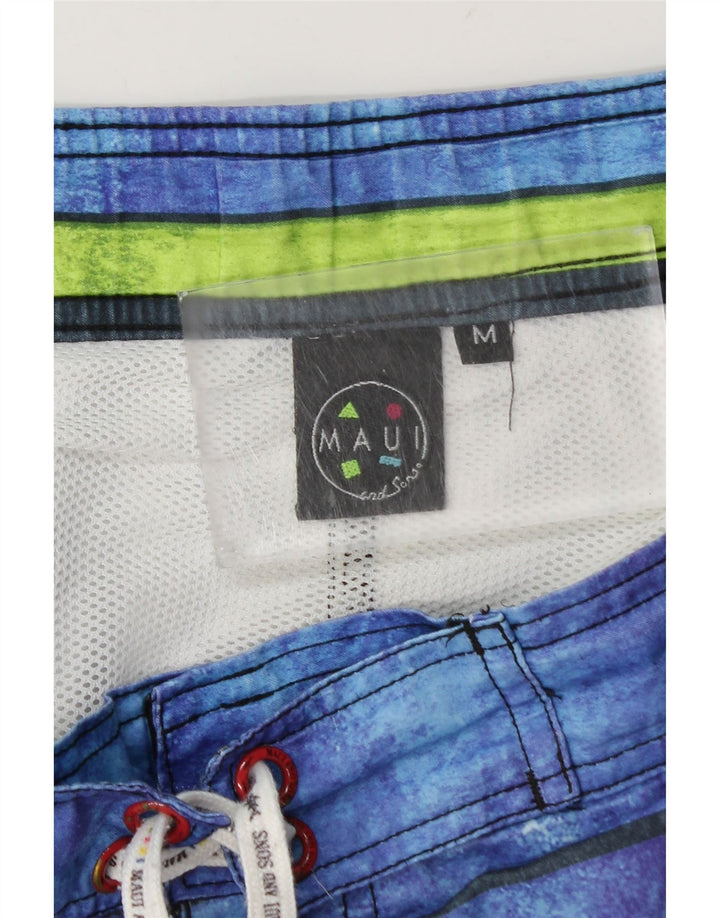 MAUI AND SONS Herren Badeshorts Medium Mehrfarbig gestreift