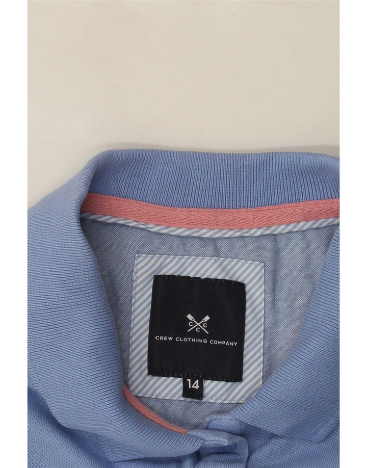 Crew Clothing Damen Poloshirt UK 14 Mittelblau